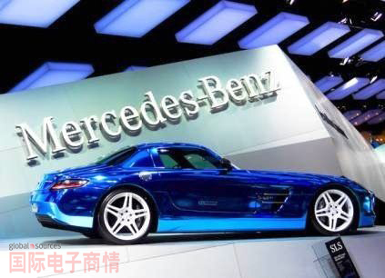 2012年度巴黎車展:Mercedes-Benz的SLS AMG Electric Drive電動跑車